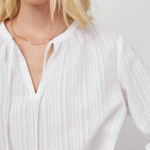 Rails Caterina Top in Powder White, Size Medium - Picture 5 of 16